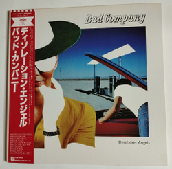 Винтажная виниловая пластинка LP Bad Company Desolation Angels (Japan 1979) (Obi)
