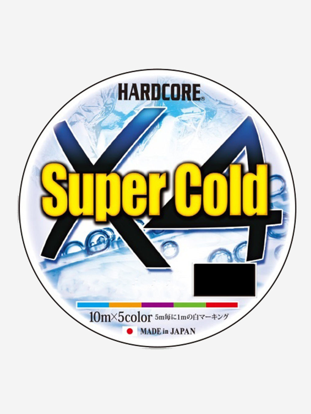 Плетеный шнур для зимней рыбалки Duel PE Hardcore Super Cold X4