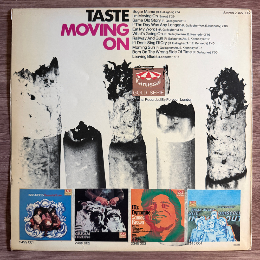 Виниловая пластинка Taste - Moving On LP