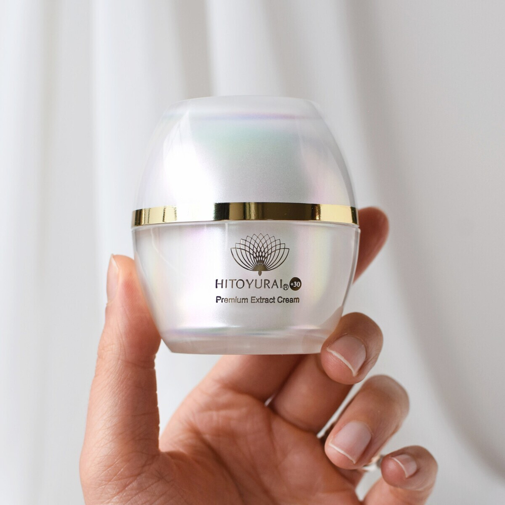 Омолаживающий крем с пептидами и антиоксидантами HITOYURAI + 30 Premium Extract Cream