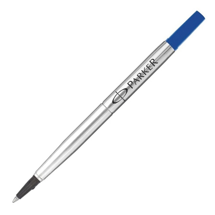 Parker Стержень для ручки-роллера,  М, синий, 2 шт (в блистере)