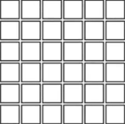 Мозаика MOSAICO ABSOLUTE WHITE 6MM LAPP/RETT 5X5 (97120)