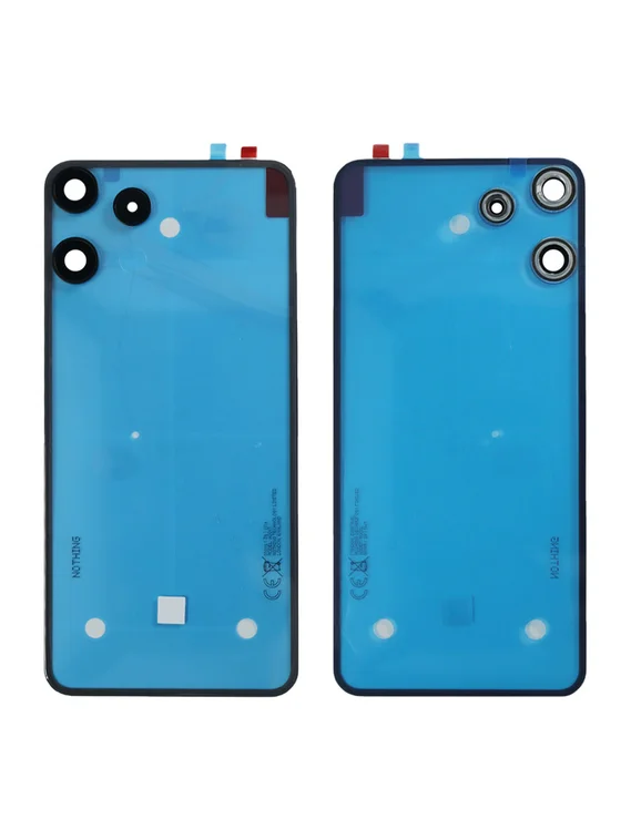 Задняя крышка для Nothing Phone (3a) Lite со стеклом камеры, черная (Black)