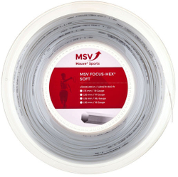 Теннисные струны MSV Focus Hex Soft (200 m) - white