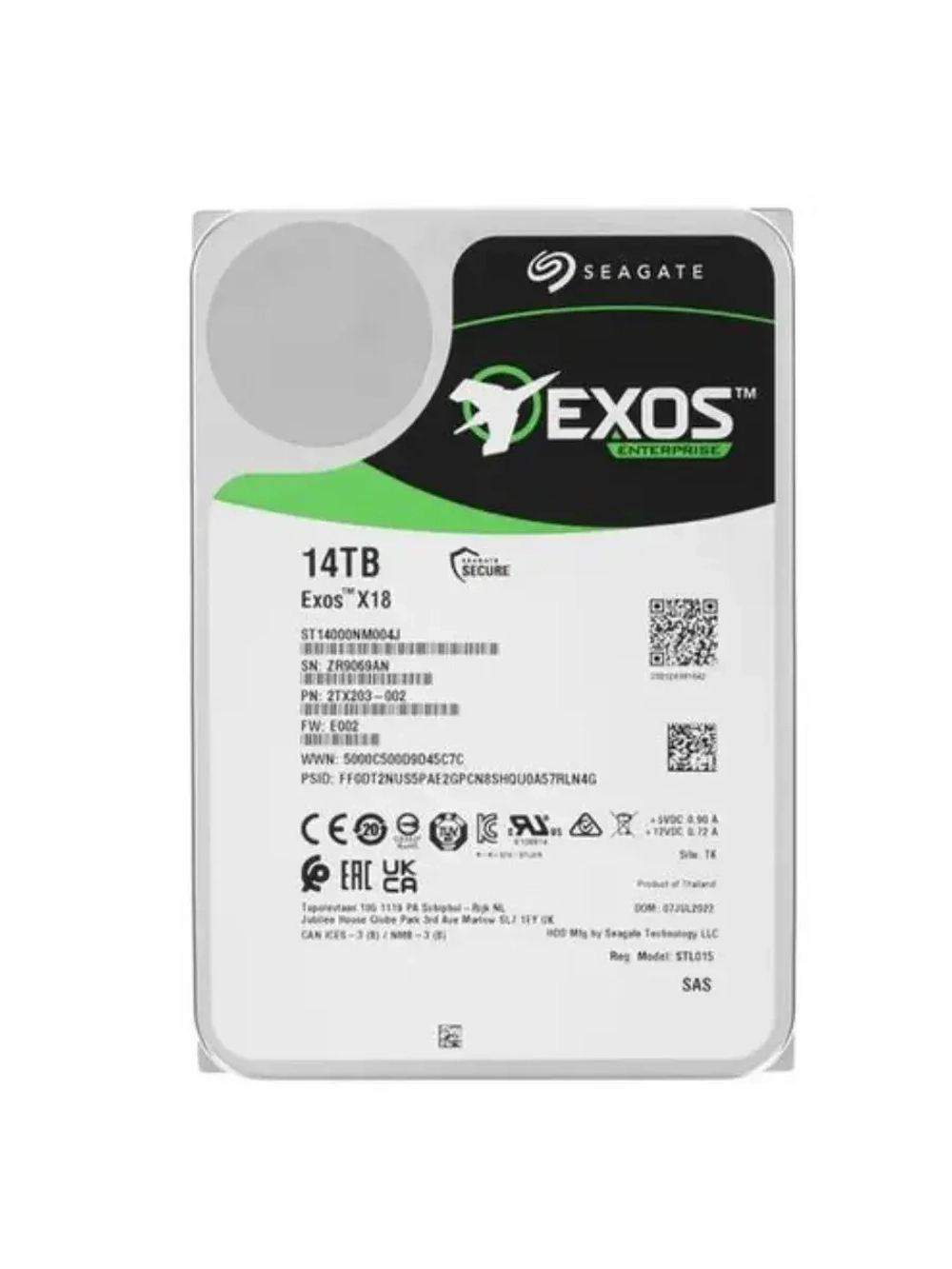 3.5" 14 ТБ Жетский диск LFF ST14000NM004J