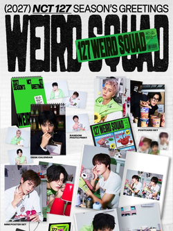 (ПРЕДЗАКАЗ) товары NCT 127 - WEIRD SQUAD 2027 SEASON'S GTEETINGS Kit Version
