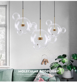 Pendant design lamp   Bolle by Giopato & Coombes (6 balls)