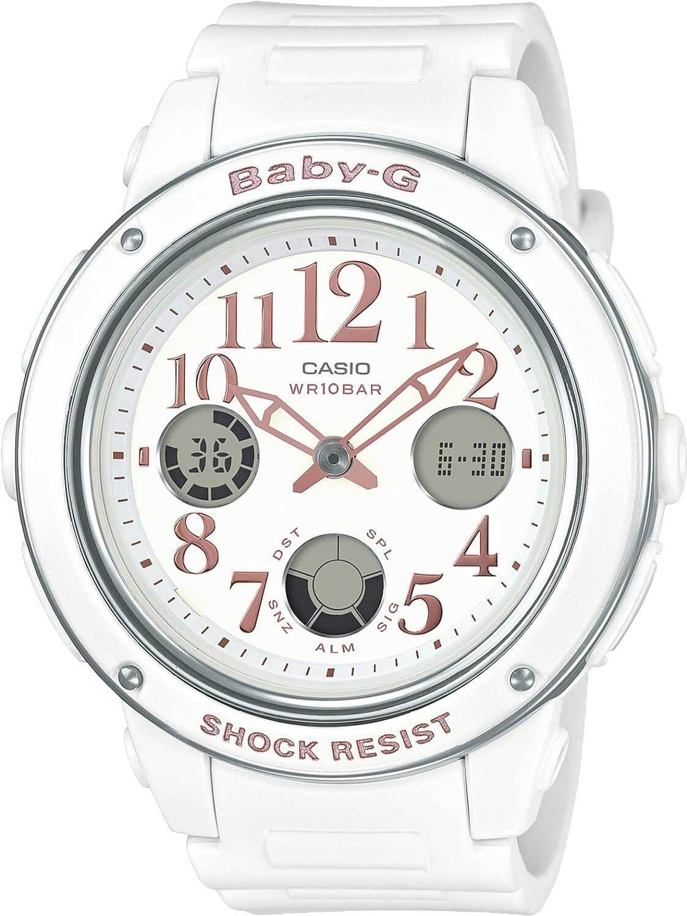 Японские наручные часы Casio Baby-G BGA-150EF-7B с хронографом