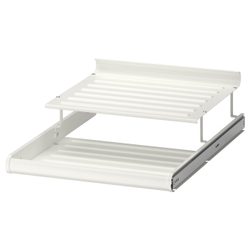 IKEA KOMPLEMENT  (ИКЕА КОМПЛЕМЕНТ)  -  Выдвижная полка для обуви - белая 50x58 см