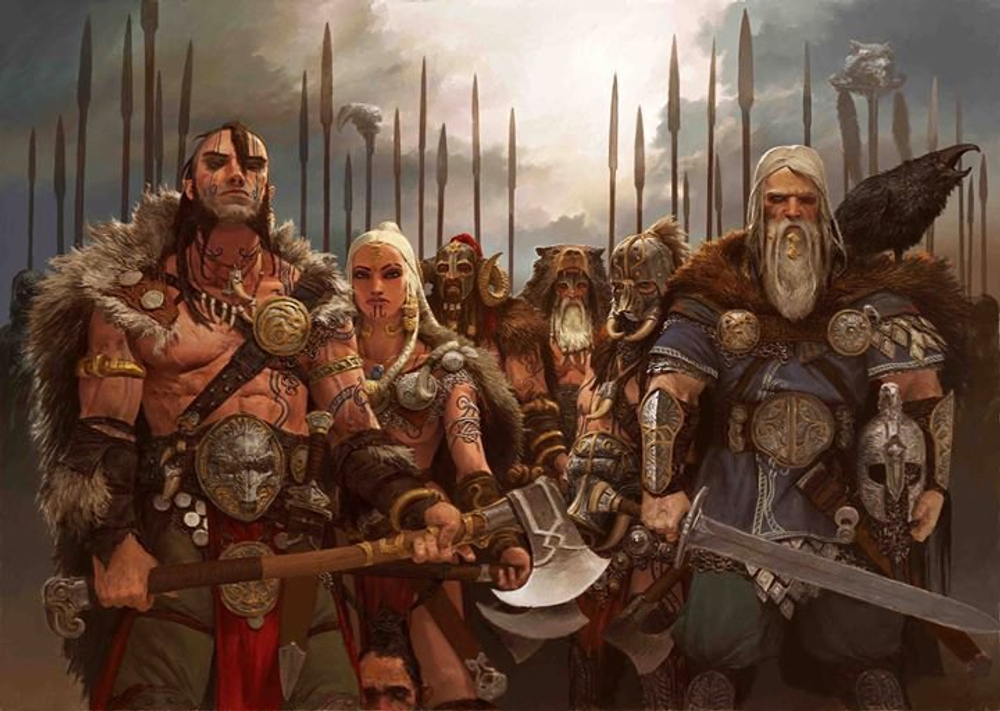 Blood Rage. Иллюстрация