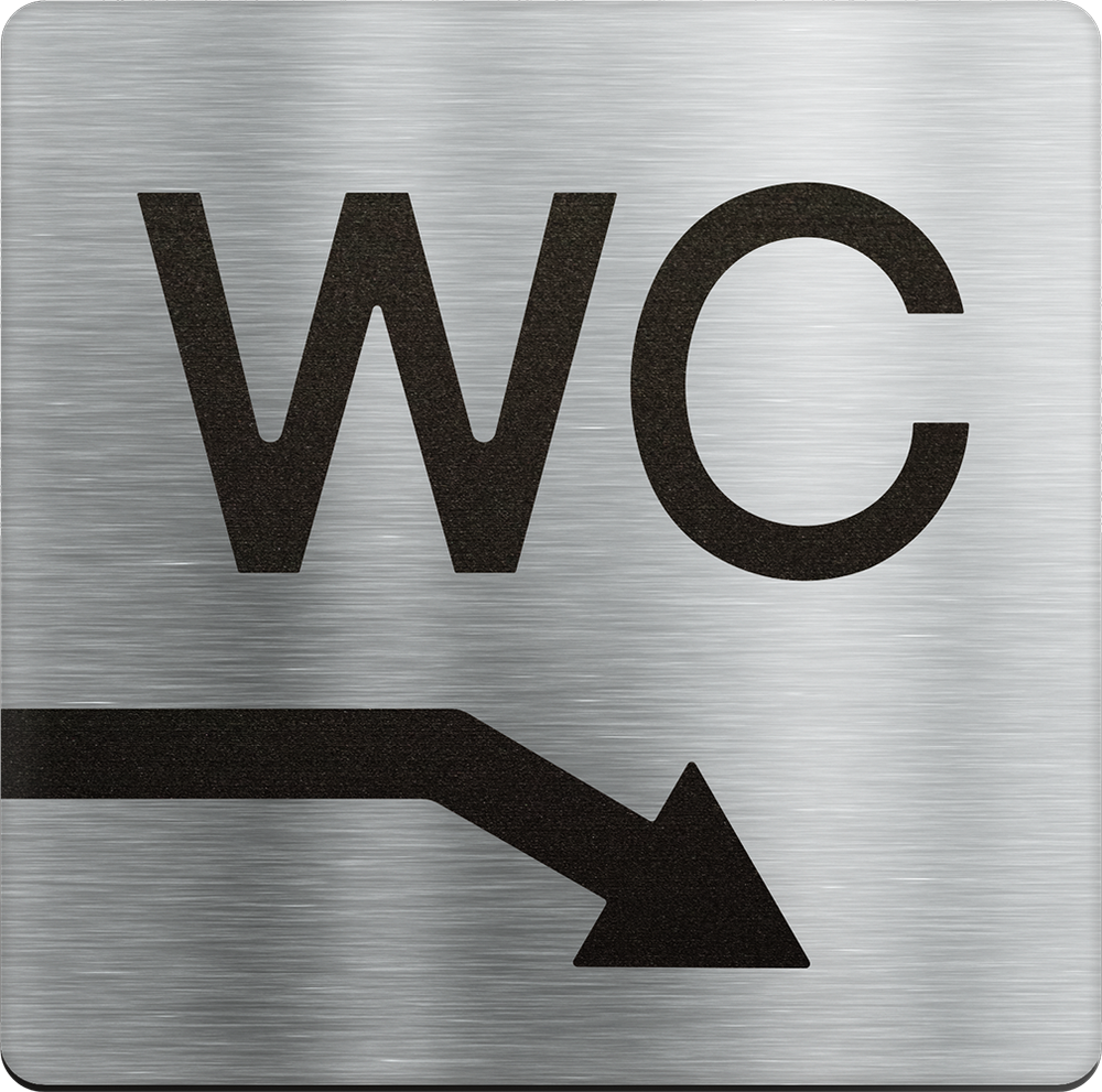 Туалет, WC, направо/вниз