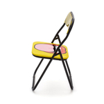 Складной стул Seletti Tongue, желтый