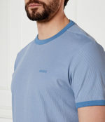 Футболка Tee Tape Rib BOSS GREEN - голубой(50530996)