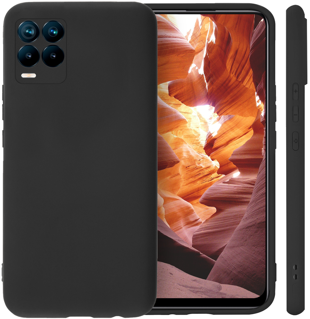 Мягкий Soft Touch чехол из силикона для REALME 8 / 8 PRO с бархатной подкладкой
