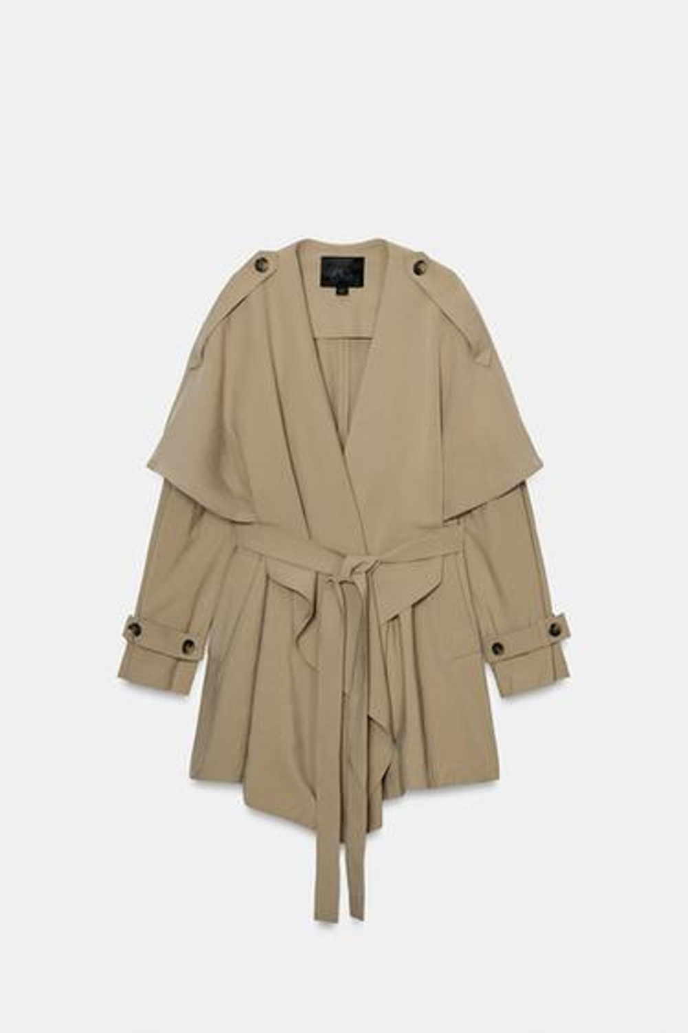 ZW COLLECTION КОРОТКИЙ ТРЕНЧКОТ - ZARA