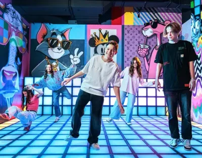 Интерактивный светодиодный пол «Арена Pixel battle»