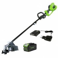 Аккумуляторный триммер Greenworks GD40BCK5, 40v, 35 см, (1301507UG), с аккумулятором 5 А·ч и зарядным устройством