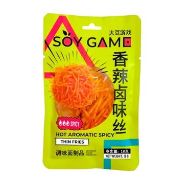Латяо Soy Game Aromatic Hot Straw, острая соломка, 18 г