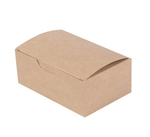 Коробка на вынос ECO FAST FOOD BOX S 115х75х45 мм крафт без печати