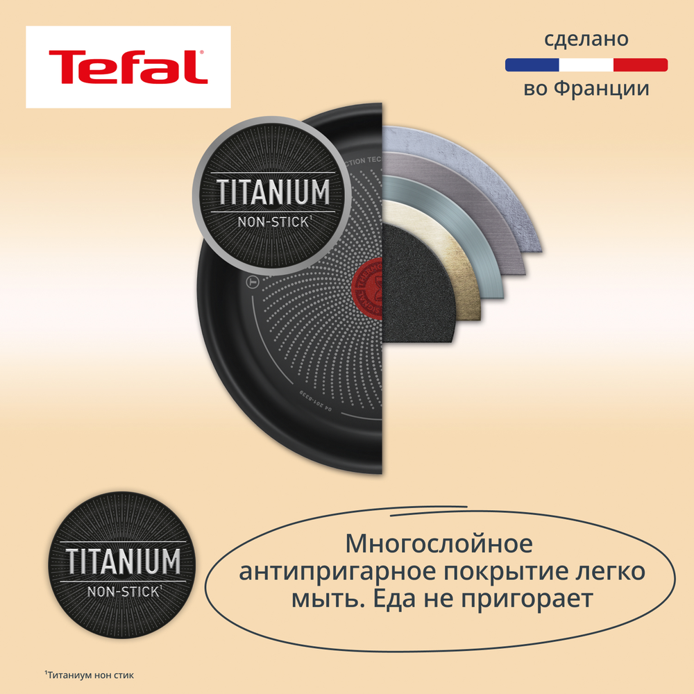 Набор посуды Tefal Ingenio Simply Cook L7279402, 9 предметов