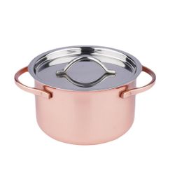 Кастрюля для подачи 11 см h5,5 см 250 мл с крышкой Copper нерж. P.L. Hotelware