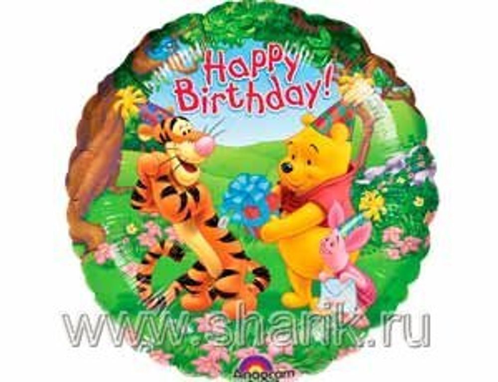 А 18" HB Винни Пух с подарком S60