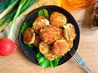 Биточки из индейки и курицы с брокколи «Фантазия» / 1 кг