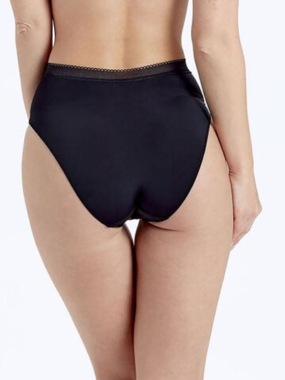 Высокие трусики Naturals High Waisted Brief (Размер: L) (Цвет: черный)