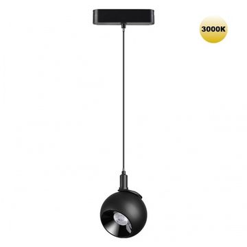 Трековый светильник для низковольтного шинопровода LED 12W 3000К 359264 чёрный Smal Novotech