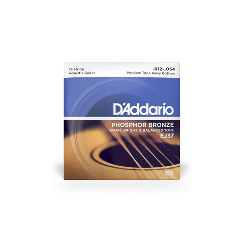 D`Addario EJ37 струны для 12-струнной акустической гитары