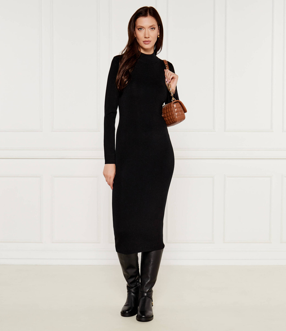 Хлопковое платье Michael Kors - черный(MF482Q14VR)