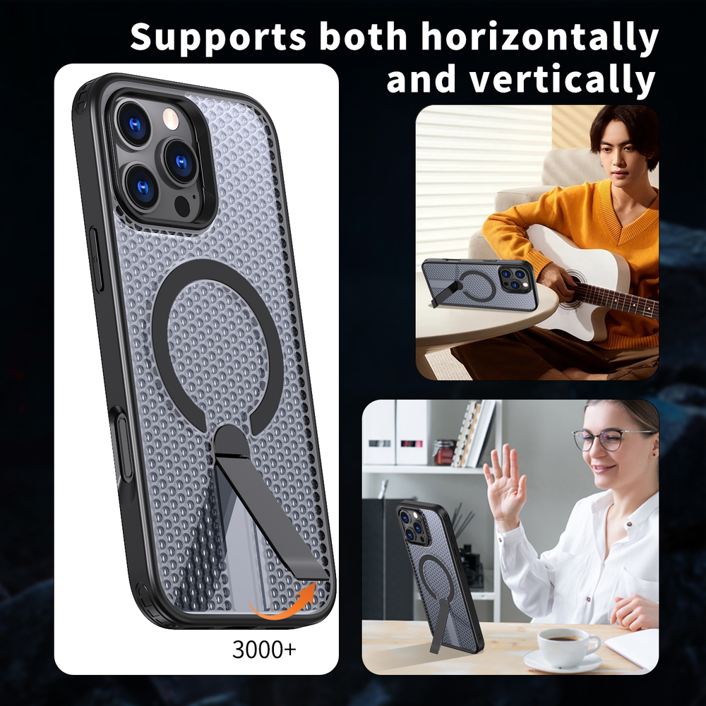 Прозрачный чехол Mesh Pro Magnetic Case для iPhone 16 Pro Max