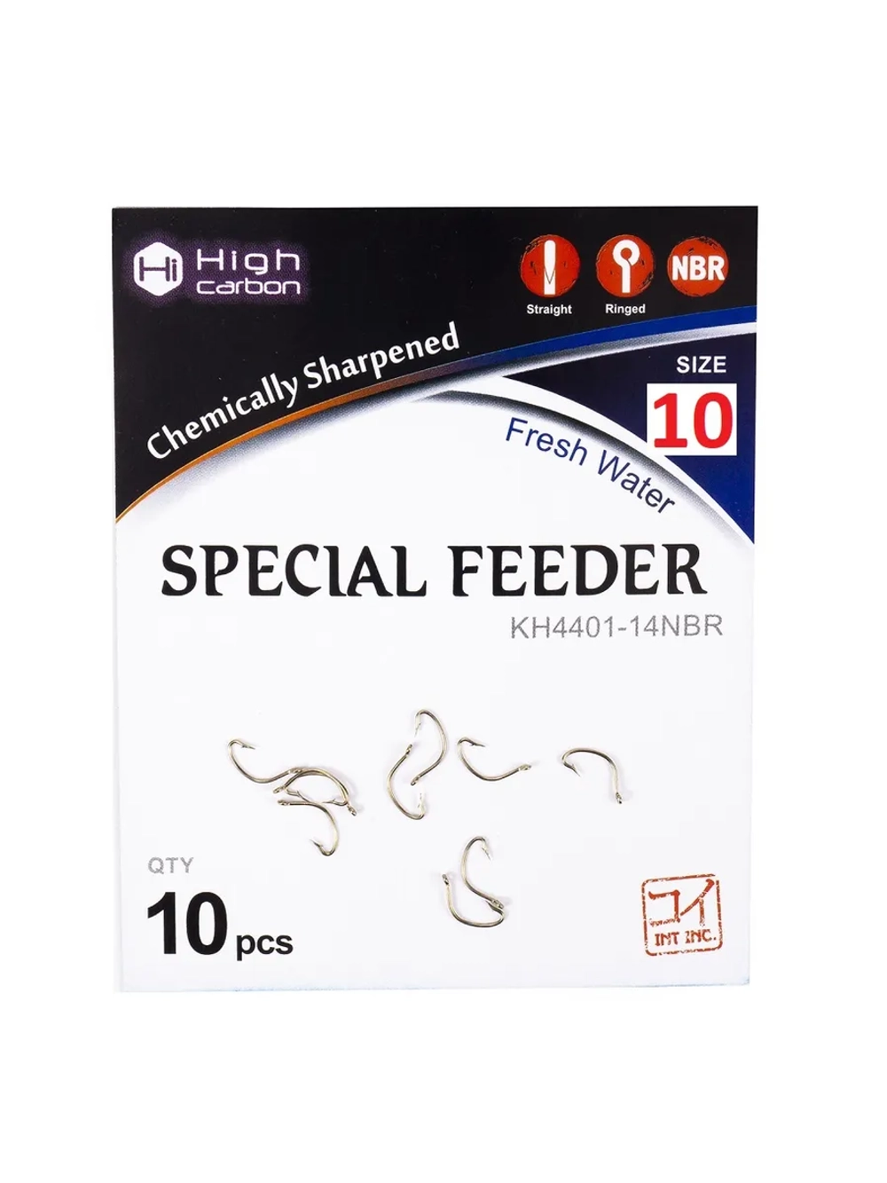 Крючок KOI "SPECIAL FEEDER", размер 10 (INT), цвет NBR