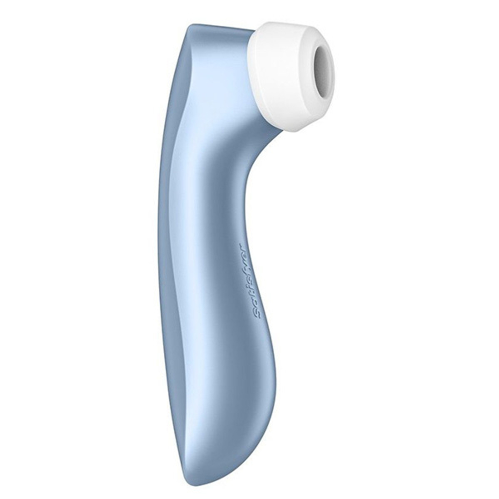 Голубой вакуум-волновой клиторальный стимулятор Satisfyer Pro 2