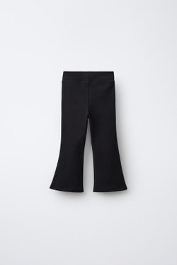 ZARA СПОРТИВНЫЕ ЛЕГИНСЫ FLARE, ЧЕРНЫЙ