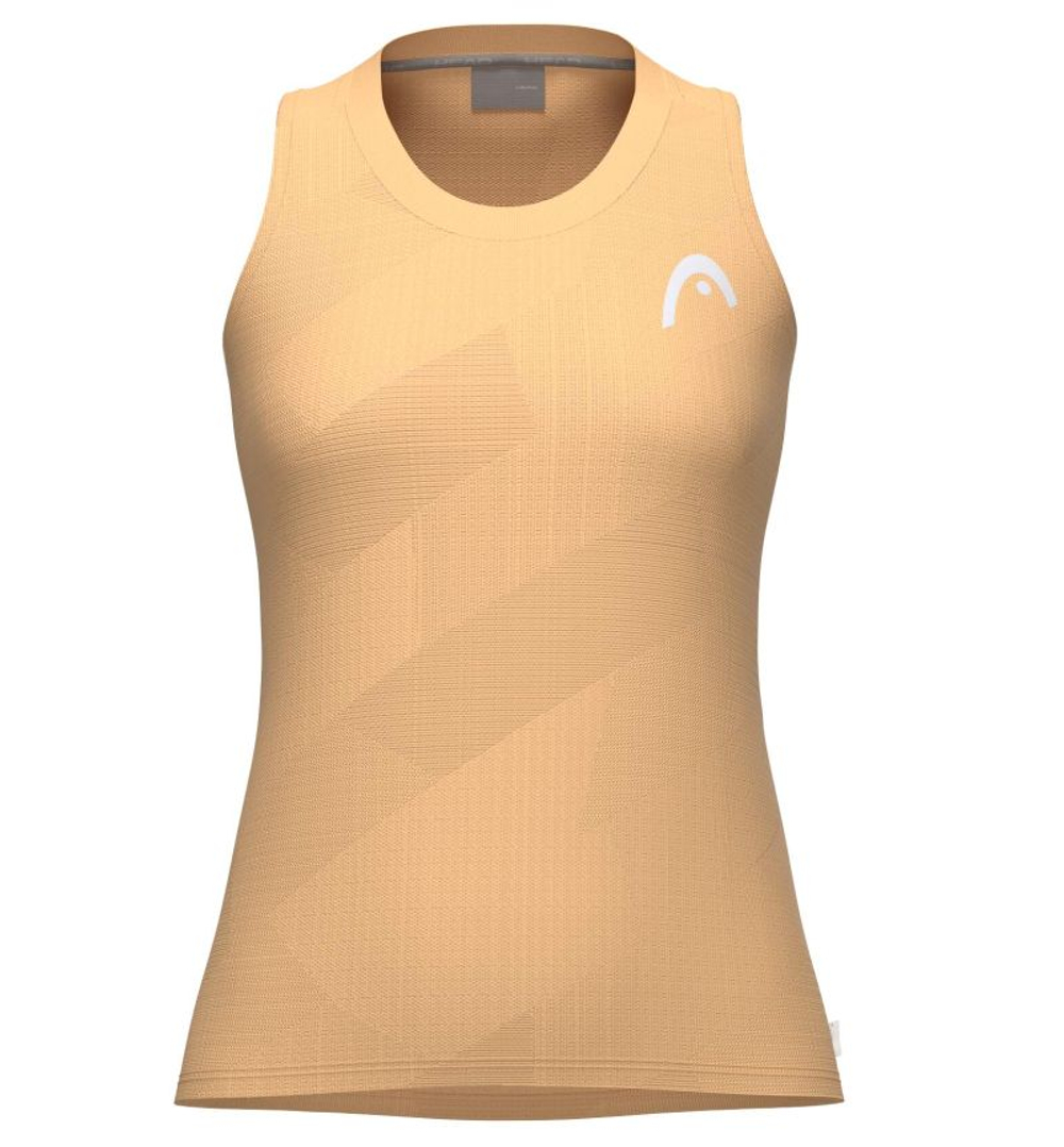 Женский теннисный топ Head Pro Tank - apricot