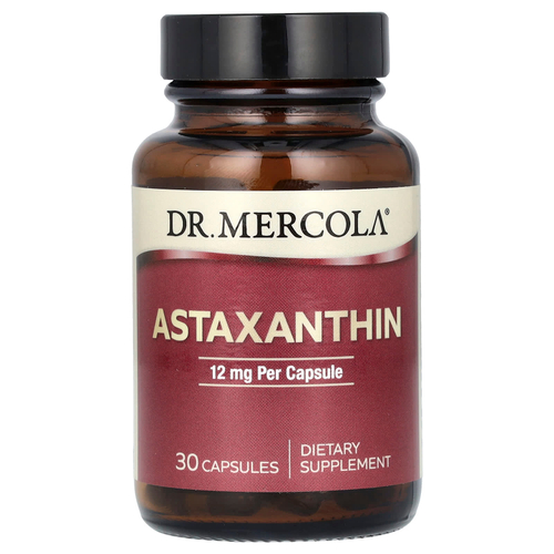 Dr. Mercola, астаксантин, 12 мг, 30 капсул