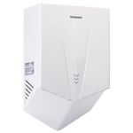 Сушилка для рук ВЫСОКОСКОРОСТНАЯ SONNEN K2022B, 1300 Вт, 150 м/с, IPX1, 72 дБ, белая, пластиковый корпус, 607192