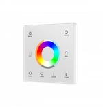 Donel, RGB+CCT настенный пульт дистанционного управления, 1 зона, Белый, зона охвата 30м, серия:DN8