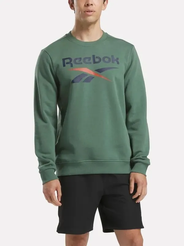 Толстовка мужская REEBOK IDENTITY BIG LOGO FLEECE CREW