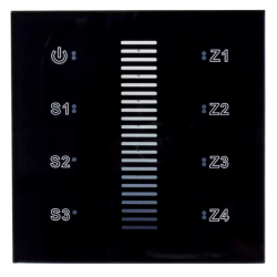 INTELLIGENT ARLIGHT Сенсорная панель DALI-901-11-ADDR-3SC-DIM-DT6-IN Black (BUS) (IARL, IP20 Пластик, 3 года) 037189