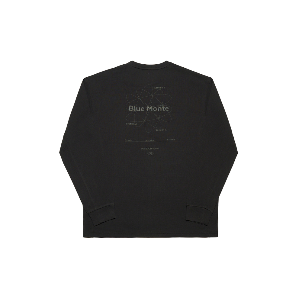 Лонгслив Nothomme Blue Monte Universe Reflective Print "Black"