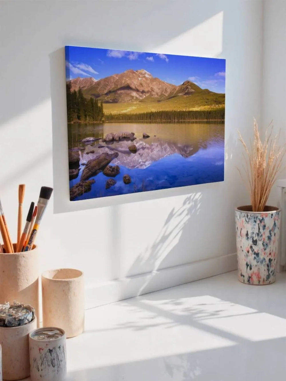 Картина на стену 40 X 50 Горное озеро