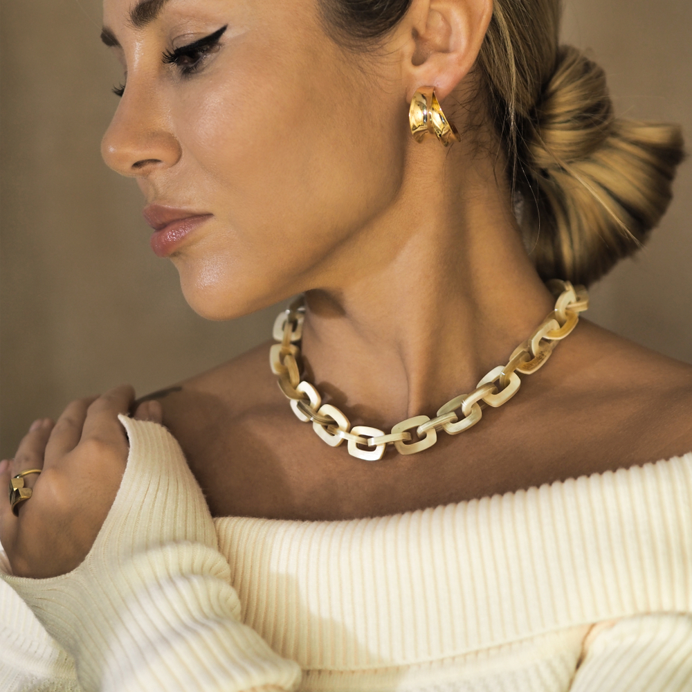 horn chain necklace