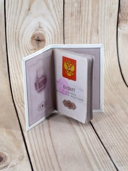 Обложка на паспорт кожаная