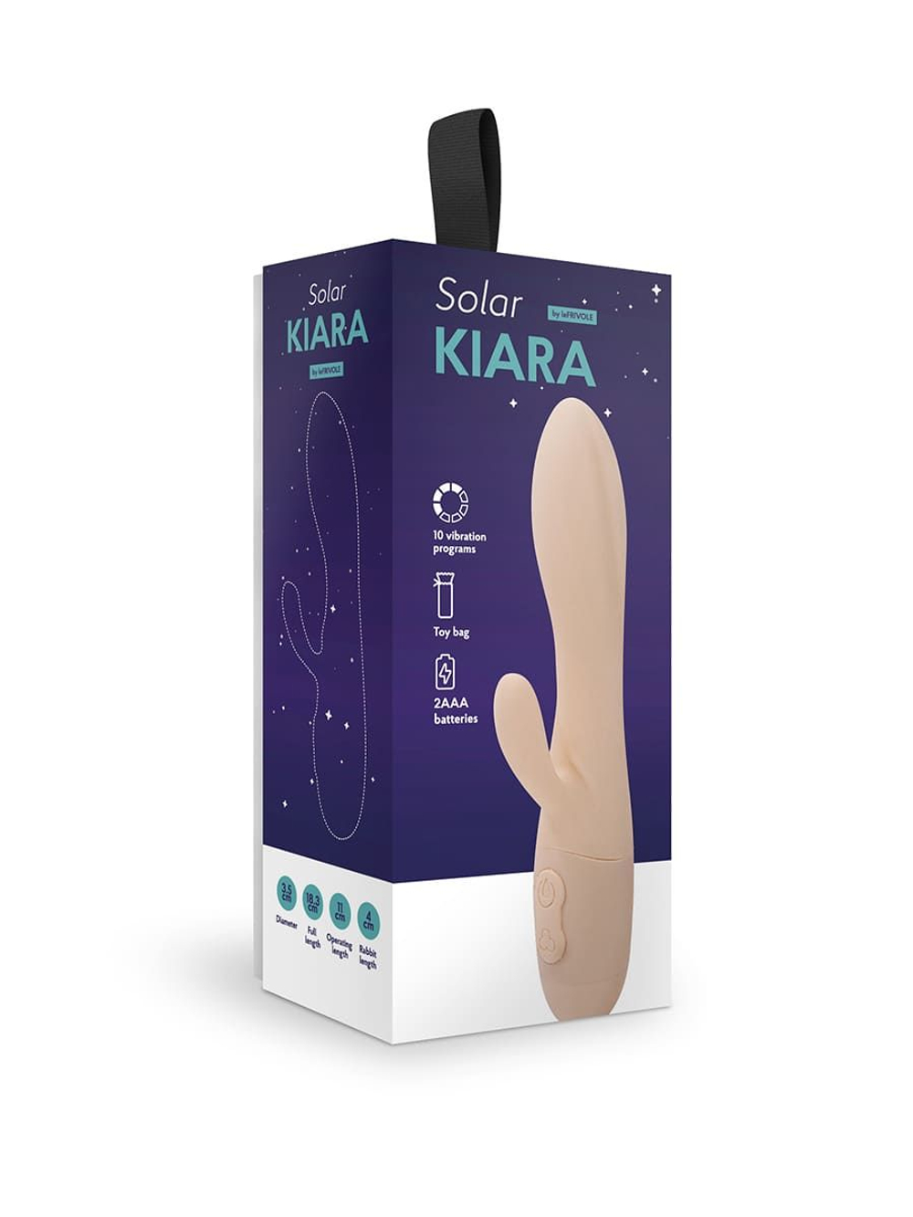 Вибратор-кролик Kiara, на батарейках