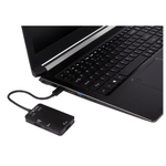 ADAPT Алюминиевый мультимедийный переходник Type-C (USB-A/Type-C/HDMI)