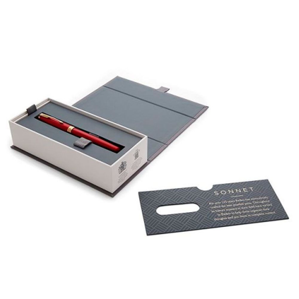 Роллер Parker Sonnet Core T539 LaqRed GT в коробке (1948085)