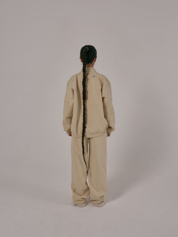 Толстовка Summer Sand Zip-Up бежевая - фото 4