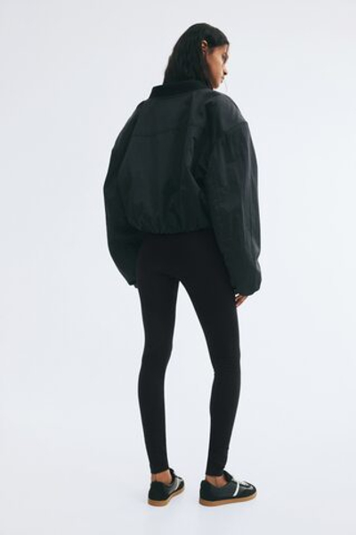 Хлопковые легинсы — Чёрный — H&M 1297155